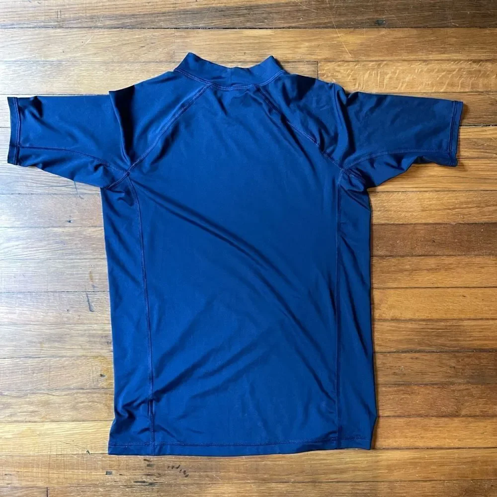 XXL 18/20 Kids LANDS END navy blue swim shirt
